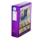 Boîte de classement plastique Viquel personnalisable dos 8 cm