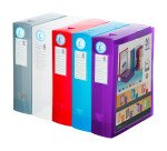 Boîte de classement plastique Viquel personnalisable dos 8 cm