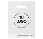 Bolsas de plástico personalizadas con asas troqueladas