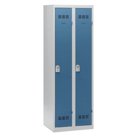 Vestiaire Color - 2 colonnes monobloc/industrie propre