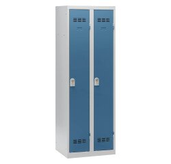 Vestiaire Color - 2 colonnes monobloc/industrie propre