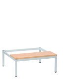 Socle banc 80 cm - vestiaire color