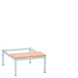 Socle banc 60 cm - vestiaire color