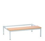 Socle banc 120 cm - vestiaire color
