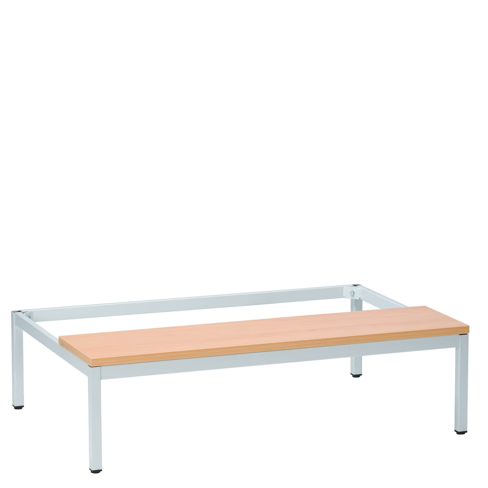 Socle banc pour vestiaires Color Monobloc