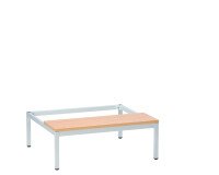 Socle banc 90 cm - vestiaire color