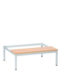Socle banc 90 cm - vestiaire color