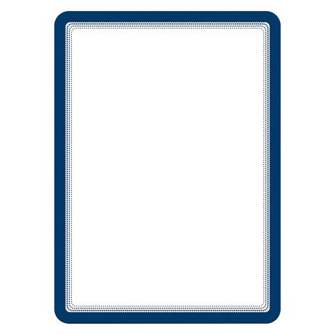 Marcos adhesivos DIN Magneto A4 azul - pack de 2