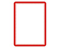 Pochette adhésive Magneto Tarifold rouge- Poster A4 - Lot de 2