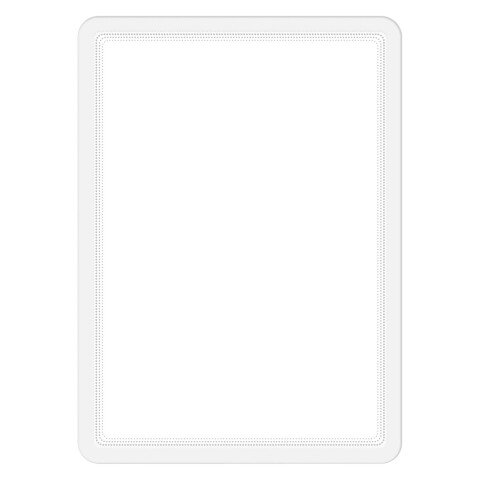 Marcos adhesivos DIN Magneto A4 blanco- pack de 2