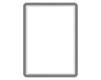 Tasche mit selbstklebender Anzeige Magneto A4 Djois von Tarifold - Paket mit 2