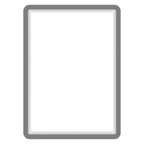 Marcos adhesivos DIN Magneto A4 plata- pack de 2