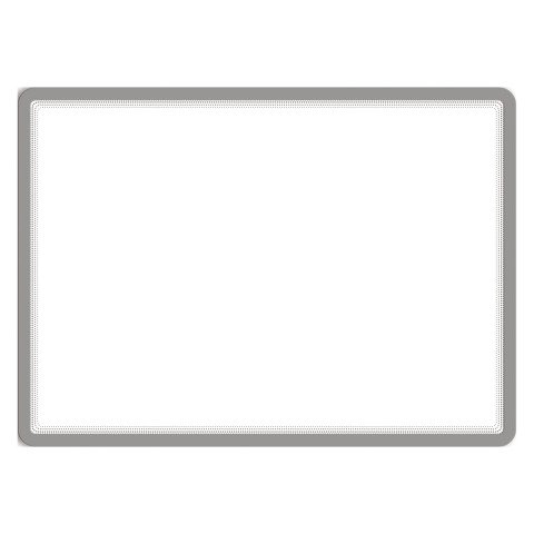 Marcos adhesivos porta-anuncios Magneto A3 plata- pack de 2