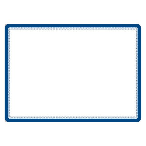 Marcos adhesivos porta-anuncios Magneto A3 azul - pack de 2