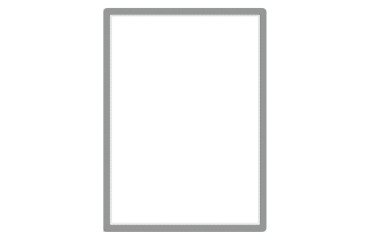 Marco adhesivo porta anuncio Magneto 50 x 70 cm gris plata