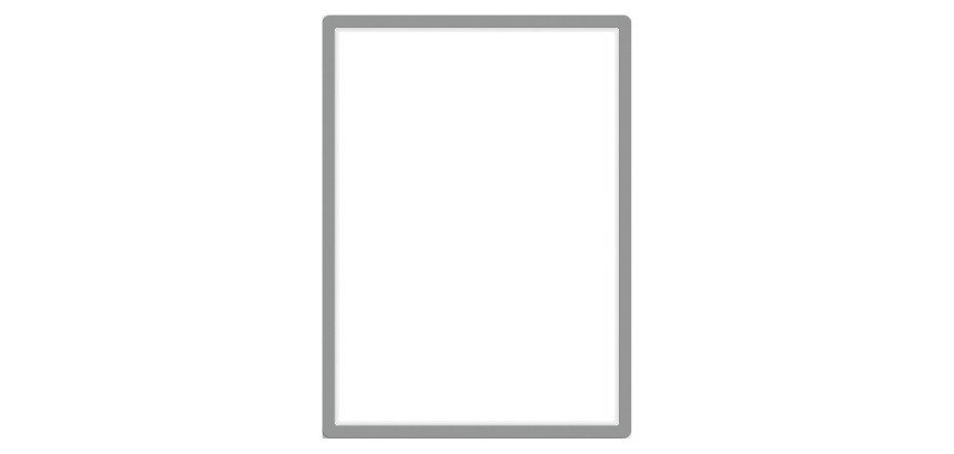 Marco adhesivo porta anuncio Magneto 50 x 70 cm