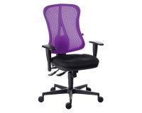 Silla de oficina Andrio con reposabrazos 3D