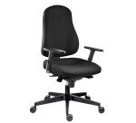 Chaise de bureau confort Bizzi adapté aux grandes tailles avec accoudoirs réglables 3D