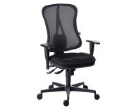 Silla de oficina Andrio con reposabrazos 3D