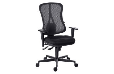 Silla de oficina Andrio con reposabrazos 3D