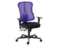 Silla de oficina Andrio con reposabrazos 3D