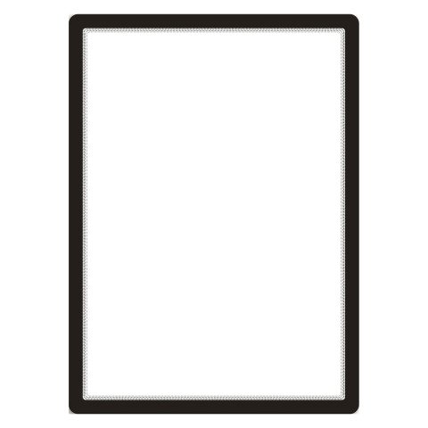 Marco adhesivo porta anuncio Magneto 63,6 x 46,2 cm Negro