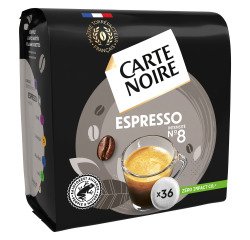 De_pack 2 + 1 sach. 36 dos carte noire espresso n8
