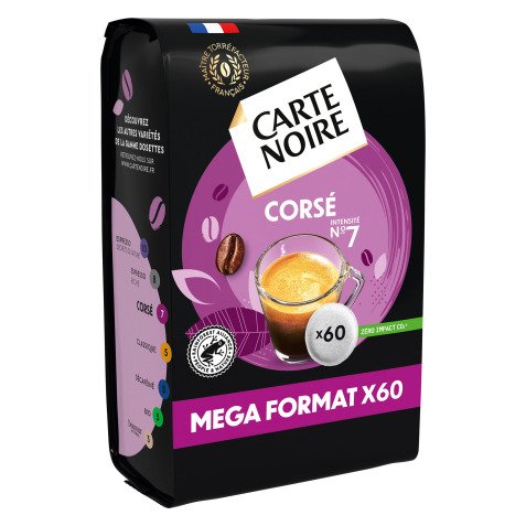 Dosettes de café Carte Noire Corsé N° 7 - Paquet de 60