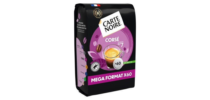 Dosettes de café corsé n°7 Carte Noire - Paquet de 60