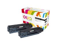 Pack 2 tóneres Owa compatibles con HP 78A (CE278AD) negro