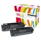 Pack 2 toners noirs Owa compatibles HP 304A - CC530AD