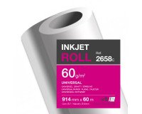 Rollo de papel para trazado universal Clairefontaine - 0,914 x 60 m - 60 g