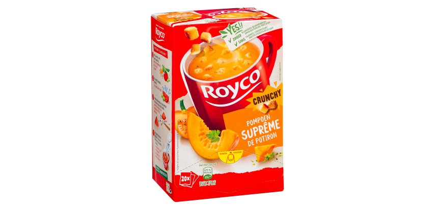 Soupe Royco Suprême de Potiron - Boîte de 20 sachets