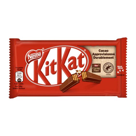 Barres chocolatées KitKat Nestlé - Étui de 6 x 41,5 g