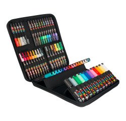 Rotulador Posca colores y puntas surtidas - Maletín de 60