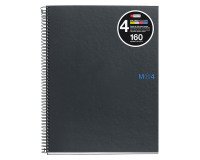 Cuaderno A4 tapa rígida de cartón 160 hojas Miquelrius
