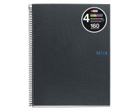Cuaderno A5 tapa rígida 160 hojas Miquelrius