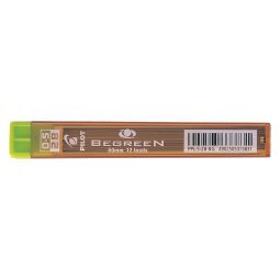 Pencil leads 2B 0.5 mm PPL Pilot Begreen - Case of 12