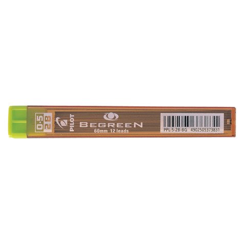 Pencil leads 2B 0.5 mm PPL Pilot Begreen - Case of 12