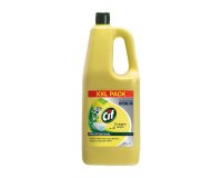 Crème à récurer désinfectante Cif crème citron - Flacon de 2 litres