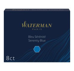 Lange inktvulling voor Waterman vulpen - Doos van 8