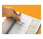 Répertoire Alphabétique spirale Oxford International AddressBook 14,8 x 21 cm préimprimé 144 pages