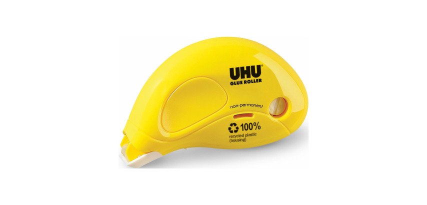 Roller mit repositionierbarem Klebstoff dry & clean UHU