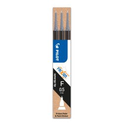 Recharge pour stylo Pilot FriXion Point pointe fine 0,5 mm - Pochette de 3
