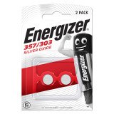 Blisterpackung von 2 Batterien Energizer SR44.