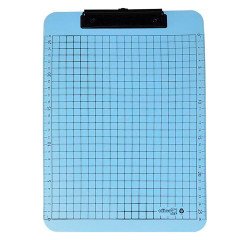 Portablocs con pinza colores pastel A4