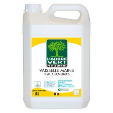 Liquide vaisselle mains sensibles L'Arbre Vert écologique - Bidon de 5 L