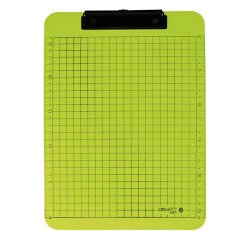 Portablocs con pinza colores pastel A4