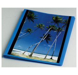 Protège-documents personnalisables Viquel Essentiel Recyclé polypropylène translucide A4 40 pochettes - 80 vues - couleur