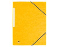 Sleeve 3 folds 5/10th rubber band yellow Bruneau